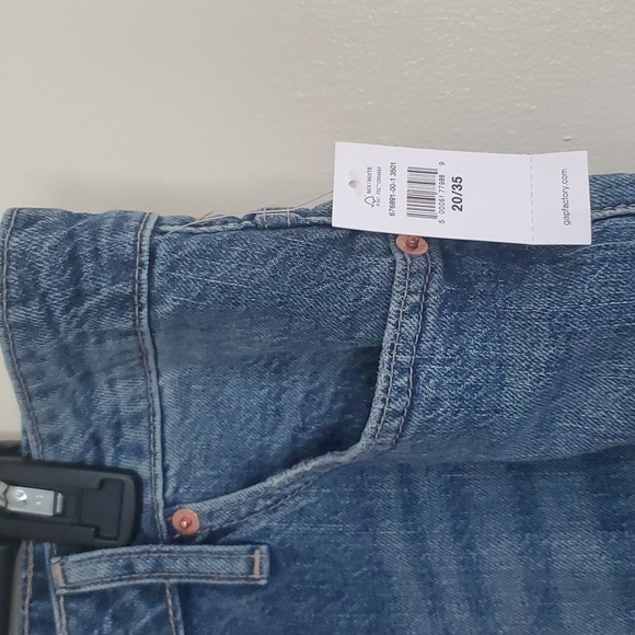 GAP Denim Universal Slim Distressed Boyfriend Ankle Jeans 20/35R - Picture 7 of 11